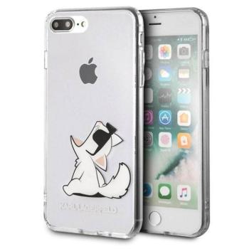 Karl Lagerfeld KLHCI8LCFNRC iPhone 7/8 Plus átlátszó Choupette Fun keménytok kép