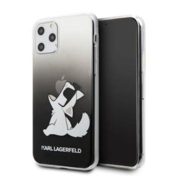 Karl Lagerfeld KLHCN58CFNRCBK iPhone 11 Pro keménytok fekete Choupette Fun kép