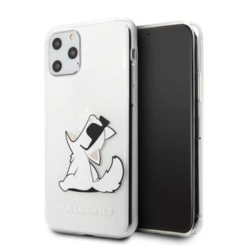 Karl Lagerfeld KLHCN65CFNRC iPhone 11 Pro Max átlátszó Choupette Fun keménytok kép