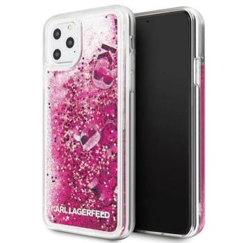 Karl Lagerfeld KLHCN65ROPI iPhone 11 Pro Max rózsaarany csillogós keménytok kép