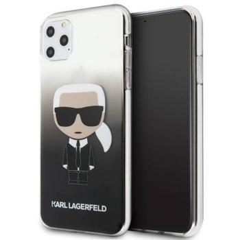 Karl Lagerfeld KLHCN65TRDFKBK Gradient Ikonik Karl tok iPhone 11 - fekete kép