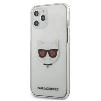Karl Lagerfeld KLHCP12LCLTR iPhone 12 Pro Max 6,7&quot; áttetsző Choupette keménytok kép