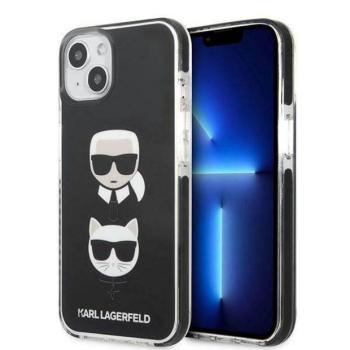 Karl Lagerfeld KLHCP13MTPE2TK iPhone 13 6,1&quot; keménytok fekete Karl&amp;Choupette Head kép