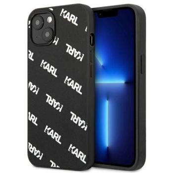 Karl Lagerfeld KLHCP13SPULMBK3 iPhone 13 mini 5,4&quot; keménytok fekete Allover tok kép