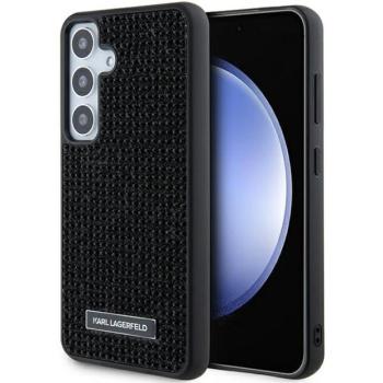 Karl Lagerfeld KLHCS24SHDSPRK Samsung S24 S921 keménytok fekete  kép