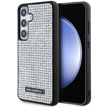 Karl Lagerfeld KLHCS24SHDSPRS Samsung S24 S921 keménytok ezüst  kép