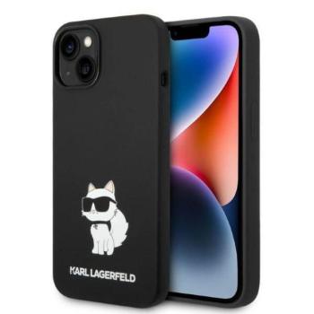 Karl Lagerfeld KLHMP14MSNCHBCK iPhone 14 Plus / 15 Plus 6,7" keménytok fekete Szilikon Choupette MagSafe kép