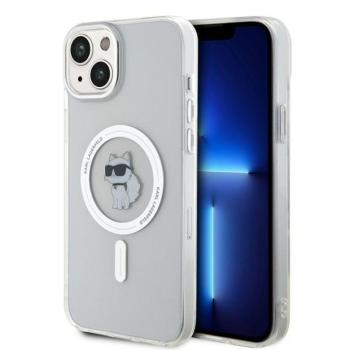 Karl Lagerfeld KLHMP15MHFCCNOT iPhone 15 Plus / 14 Plus 6.7&quot; átlátszó keménytok IML Choupette MagSafe kép