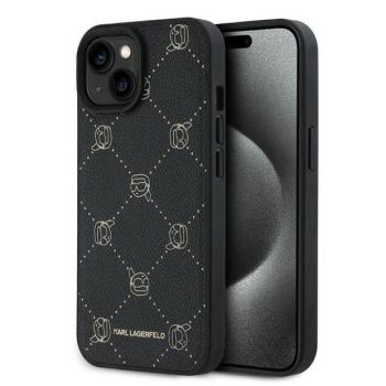 Karl Lagerfeld KLHMP15MPGKHPHK Karl Head MagSafe tok iPhone 15 Plus - fekete kép