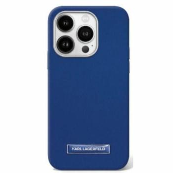 Karl Lagerfeld KLHMP16LPGMSRPB FW Metal Plate MagSafe-kompatibilis keménytok iPhone 16 Pro - kék kép
