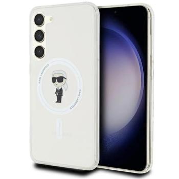 Karl Lagerfeld KLHMS23MHFCKNOT Samsung Galaxy S23+ átlátszó keménytok IML ikonikus MagSafe kép