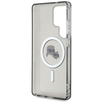 Karl Lagerfeld KLHMS25LHLSKCK IML Metal KC Heads MagSafe-kompatibilis tok Samsung Galaxy S25 Ultra - fekete kép