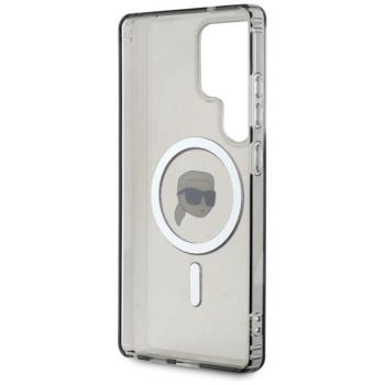 Karl Lagerfeld KLHMS25LHLSKIK IML Metal Karl Heads MagSafe-kompatibilis tok Samsung Galaxy S25 Ultra - fekete kép
