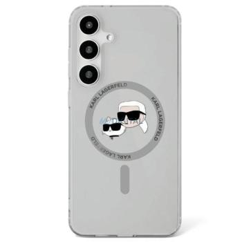 Karl Lagerfeld KLHMS25MHLSKCK IML Metal KC Heads MagSafe-kompatibilis tok Samsung Galaxy S25 Plus - fekete kép