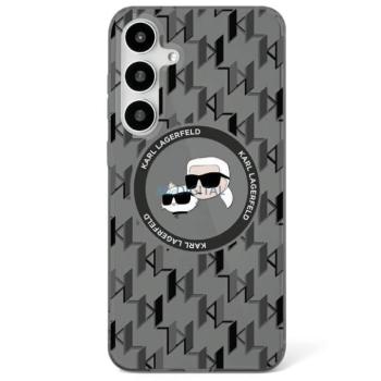 Karl Lagerfeld KLHMS25SHMCKMHK IML Metal Monogram KC Heads MagSafe-kompatibilis tok Samsung Galaxy S25 - fekete kép