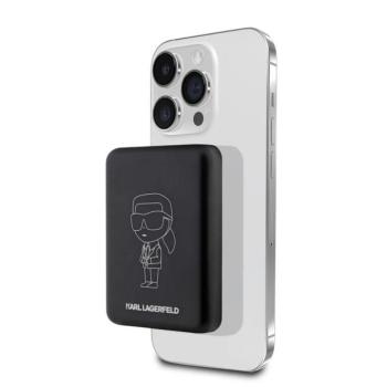 Karl Lagerfeld KLPBMKIOTTGK 3000 mAh Magsafe Powerbank - Fekete kép