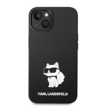 Karl Lagerfeld Liquid Choupette NFT szilikon hátlap tok Apple iPhone 14 Plus, fekete kép