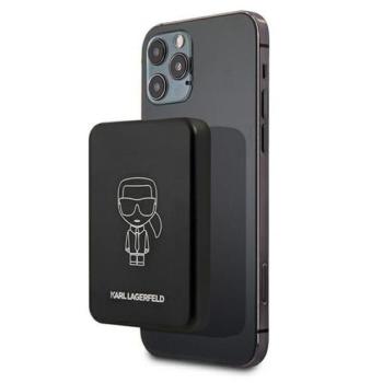 Karl Lagerfeld Magsafe Power bank / külső akkumulátor, 3000mAh Li-ion, fekete kép