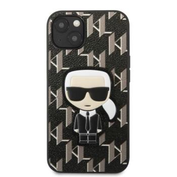Karl Lagerfeld Monogram Ikonik hátlap tok Apple iPhone 13 mini, fekete kép
