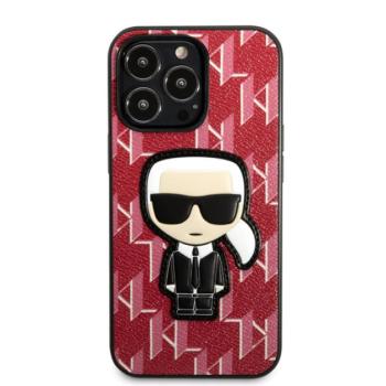 Karl Lagerfeld Monogram Ikonik hátlap tok Apple iPhone 13 Pro Max, piros kép