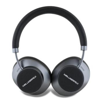 Karl Lagerfeld Saffiano Metal Logo ANC/ENC Wireless vezetéknélküli fejhallgató, fekete kép