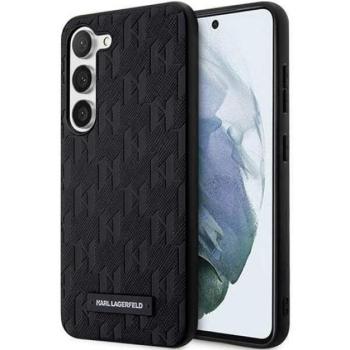 Karl Lagerfeld Saffiano Mono Samsung Galaxy S23+, szilikon tok, fekete kép