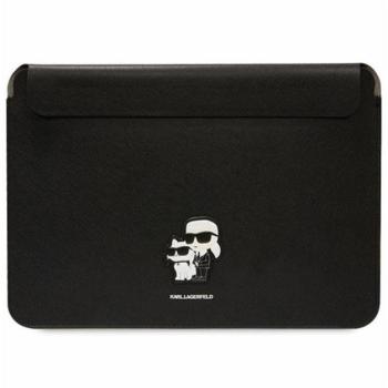Karl Lagerfeld Sleeve Saffiano Karl&amp;Choupette KLCS14SAKCPMK 14&quot; laptop tok, fekete kép