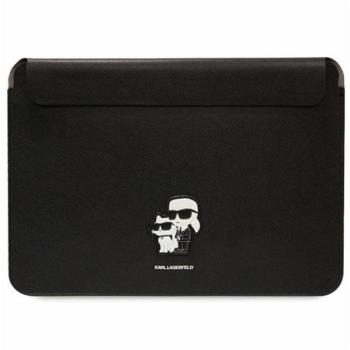 Karl Lagerfeld Sleeve Saffiano Karl&amp;Choupette KLCS16SAKCPMK 16&quot; laptop tok, fekete kép