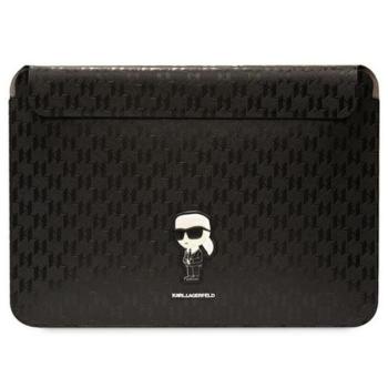 Karl Lagerfeld Sleeve Saffiano Monogram Ikonik KLCS14SAKHPKK 14&quot; laptop tok, fekete kép
