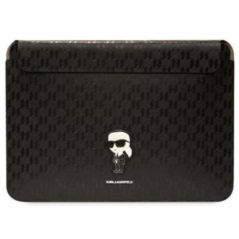 Karl Lagerfeld Sleeve Saffiano Monogram Ikonik KLCS16SAKHPKK 16&quot; laptop tok, fekete kép