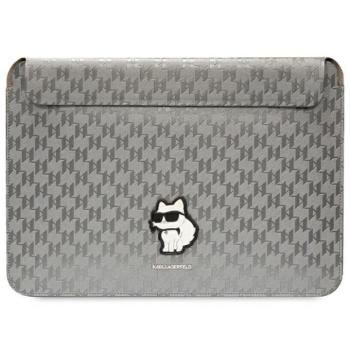 Karl Lagerfeld tok KLCS14SAKHPCG 14&quot; ezüst saffiano monogramos kép