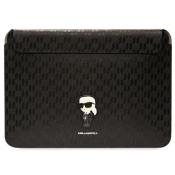 Karl Lagerfeld tok KLCS16SAKHPKK 16&quot; fekete saffiano monogram ikonikus kép