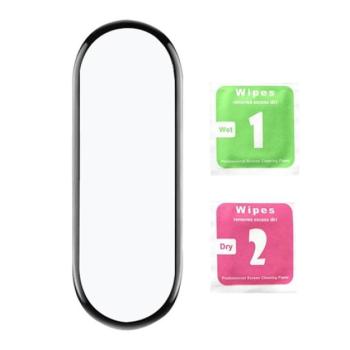 Képernyővédő fólia törlőkendő (karcálló) FEKETE Xiaomi Mi Band 5 kép