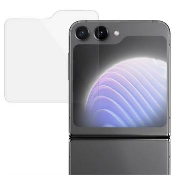 Képernyővédő üveg (0.3mm, 9H, NEM íves, külső kijelző) ÁTLÁTSZÓ Samsung Galaxy Z Flip6 5G (SM-F741) kép