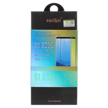 Képernyővédő üveg (3D full cover, íves, karcálló, 0.26mm, 9H) FEKETE Samsung Galaxy J6 (2018) SM-J600F kép