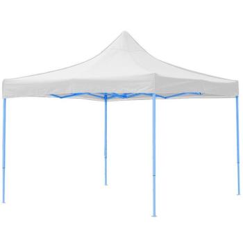 Kerti pavilon, összecsukható, 2.9 x 2.9 m, fehér kép