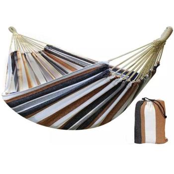 Kétszemélyes függőágy, barna kép