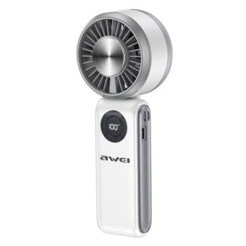 Kézi ventilátor AWEI F39 Fast Ice white kép
