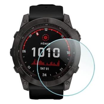 Kijelzővédő üveg (2.5D, lekerekített szél, karcálló, 9H) ÁTLÁTSZÓ Garmin Fenix 7X kép