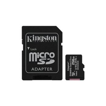 Kingston Canvas Select Plus microSDXC 256GB (Class 10), UHS-I memóriakártya adapterrel (SDCS2/256GB) kép