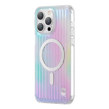 Kingxbar PQY Go Out sorozat mágneses tok iPhone 14 Plus MagSafe lézer színű kép