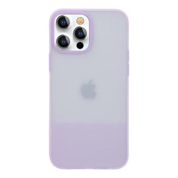 Kingxbar sima sorozat telefontok iPhone 13 Pro szilikon tok lila kép