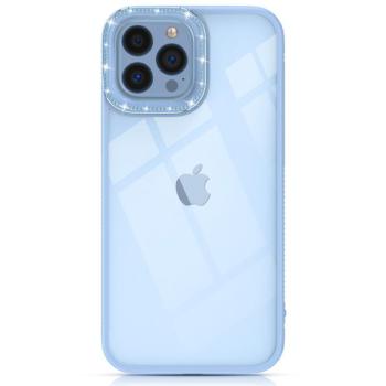 Kingxbar Sparkle Series tok iPhone 13 Pro Max kristályokkal hátsó tok kék kép