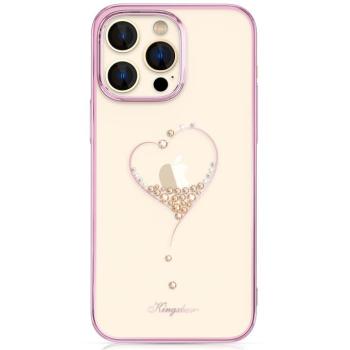 Kingxbar Wish Series tok iPhone 14 Plus díszített rózsaszín kristályokkal díszített tok iPhone 14 Plus kép