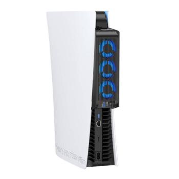 Kiwi Home PX07-2 PS5 hűtőventilátor - fekete kép