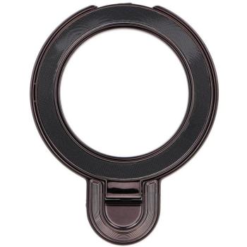 Kör alakú telefontartó kitámasztóval, fekete kép