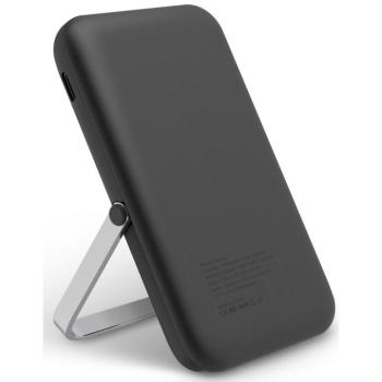Külső akkumulátor, 5000 mAh,Okostelefonhoz és TabletPC-hez, 20W, Qi Wireless, USB Type-C aljzat, LED-es, Magsafe kompatibilis, Uniq Hoveo, szürke kép