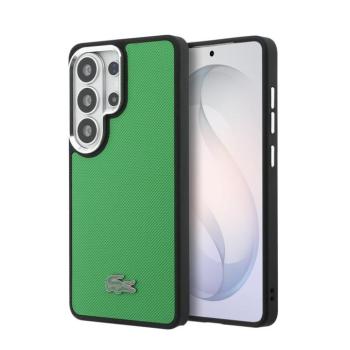 Lacoste Petit Pique Metal Logo Magnetic Samsung Galaxy S26 Ultra hátlap tok, MagSafe, zöld kép