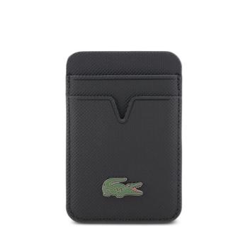 Lacoste PU Iconic Petit Pique mágneses kártyatartó, MagSafe, sötétkék kép
