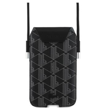 Lacoste PVC telefon tartó kis táska, XL, fekete kép